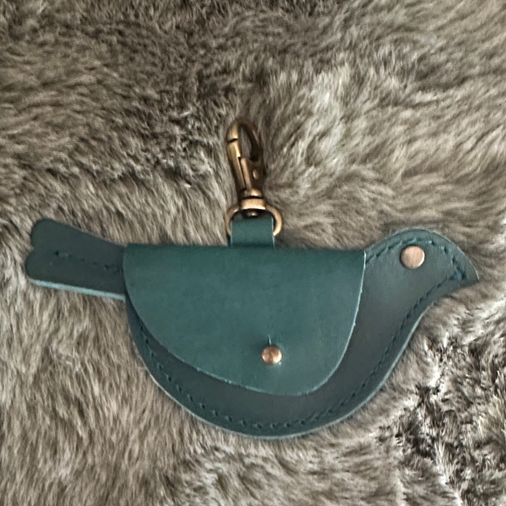 Portland Leather Caribbean Mockingbird Keychain Pouch